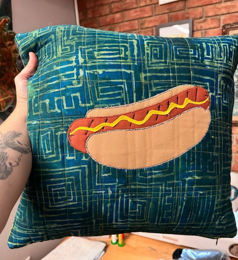 Hot Dawg Pillah by The Quirky Quiltress